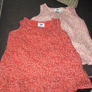 Girls floral top combo